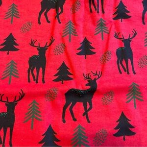 Christmas flannel fabric 3 yards